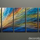 Huge contemporary sculpture abstract Metal painting Met21