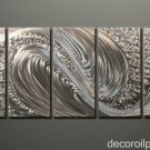 Home contemporary sculpture abstract Metal painting Met24