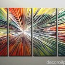 Huge contemporary abstract art Metal painting Met31