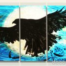 home contemporary abstract Glede Metal painting Met38