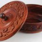Wooden Ritual Bowl with Lid