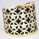 Brass Pentagram Cuff