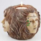 Maiden Mother Crone Tealight Holder