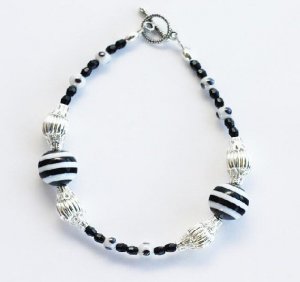 Not Everythings Black & White Bracelet