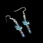 Sky Blue Butterfly Dangles