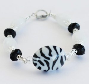 Zebra Print Bracelet