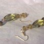 Olivine & Gold Earrings