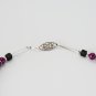 Purple & Black Tribal Style Necklace