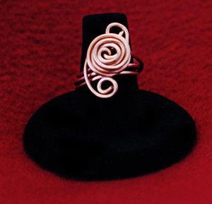 Copper Swirl Ring