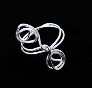 Silver freeform Ring