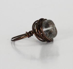 Wrapped Quartz Ring