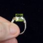 Peridot Green Wrapped Ring
