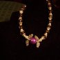 Purple & Silver Wings Bracelet
