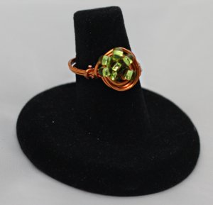 Peridot Galaxy Ring