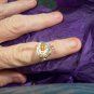 Out Of This World Citrine Galaxy Ring