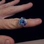 Two Tone Blue Galaxy Ring