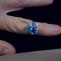 Two Tone Blue Galaxy Ring