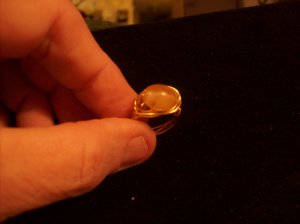 Vanilla Bean Gold Wrap Ring