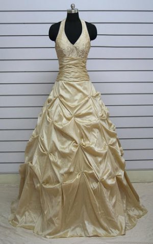 Gold Weding Gown (1)
