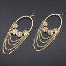 Metal Filigree Fringe Earrings