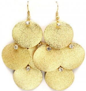 Shimmering Diamond Shaped Earrings