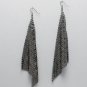 Long Metal Cloth Earrings
