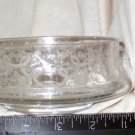 2 Vintage ETCHED Elegant glass Bowls *Cambridge