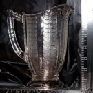 Antique EAPG FISHSCALE PATTERN GLASS MILK Pitcher W/