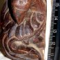 Antique Carved Wood wooden Swan Bird Shelf Holder Corbel #2