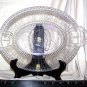 Antique Victorian Pattern Glass Horseshoe Bread Plate Platter