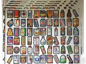 *5*Sheets UnCuT 70's WaCkY Packages Packs  W/S)hot Wheels FIVE sheets wholesale