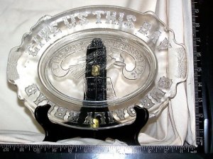 Antique 1876 Centennial EAPG Pattern Glass Bread Plate platter