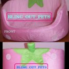 Sweet Pink Dog Cat Strawberry Cushion Bed