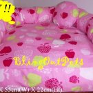 Pink Apples Sofa dog cat Bed
