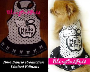 Hello Kitty Dog Cat  Dress Clothing