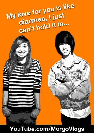 MorgoVlogs Poster - Orange