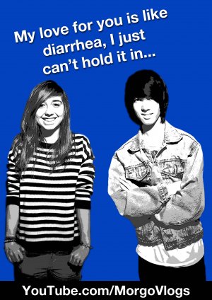 MorgoVlogs Poster - Blue