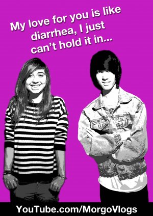 MorgoVlogs Poster - Pink