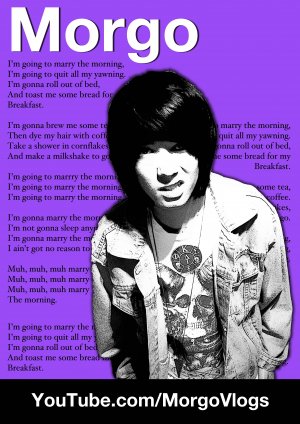 Morgo Poster - Purple