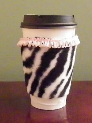 Animal print with a pink edge