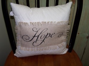 "Hope" Pillow