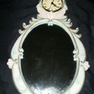 Antique look Mirror with clock