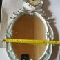 Antique look Mirror with clock