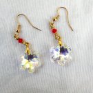 Crystal Snowflake Christmas Earrings by Llama