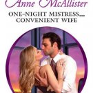 One-Night Mistress...Convenient Wife