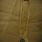 Gold braided double Strand chain with Beautiful turquoise and green pendant & earrings