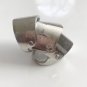 Silver Armor Ring sz 7