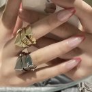 Silver Armor Ring sz 7 / 1 or three fingers