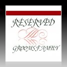 RESERVED WEDDING SIGN