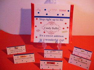 CANDY BUFFET SIGN